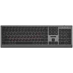 Клавіатура Maxxter KBW-01G-UA Wireless UA Gray (KBW-01G-UA)