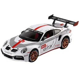 Колекційна металева модель автомобіля АвтоЕксперт Porsche 911 GT3 RSR з інерцією, світлом та звуком 1:32