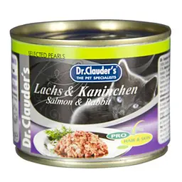Консерви для котів Dr.Clauder's Selected Pearls Salmon&Rabbit з лососем та кроликом 200 г