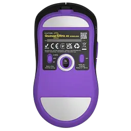 Миша бездротова Hator Quasar 2 Ultra 4K Black/Lilac (HTM570BL)
