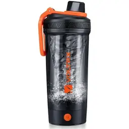 Шейкер спортивний електричний VOLTRX Gallium 600 мл Tritan Orange (Gallium_Orange)
