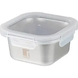 Контейнер для зберігання Bergner Go Lovers 640 мл (BG-36313-GY)