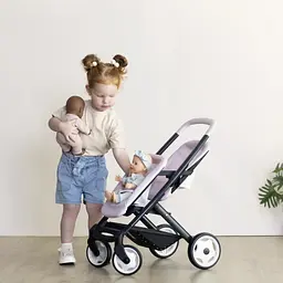 Коляска для ляльок Smoby для двійнят Maxi-Cosi Рожева перлина, 54 х 38, 5 х 64 см, 3+ (7600253221) - мініатюра 6