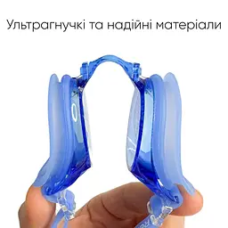 Окуляри для плавання Renvo Lambro Уні Anti-fog Синій OSFM (2SG210-04) - мініатюра 6