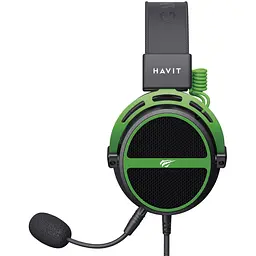 Навушники ігрові з мікрофоном Havit HV-H2030E black green (HV-H2030E) - мініатюра 4