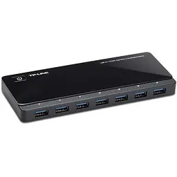 Хаб USB TP-Link UH720, чорний, USB 3.0 - 7xUSB 3.0/2xUSB 3.0 (5V/2.4A), блок живлення