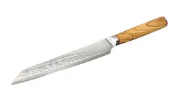Ніж слайсер Damascus DK-OK 4003 AUS-10 дамаська сталь 67 шарів лезо 20 см - мініатюра 5