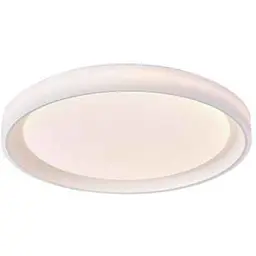 Світильник світлодіодний MIORRO стельовий LED Rotondo з пультом ДУ 54W 6480Лм ∅400мм білий, метал/пластик