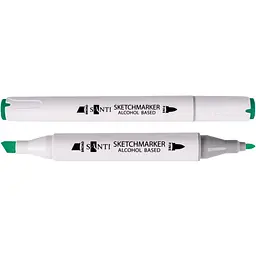 Набір спиртових маркерів Santi Professional SA-54 вірідіан зелений 6 шт. (390876)