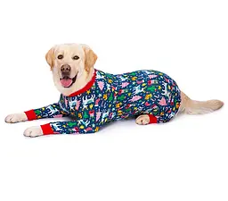 Післяопераційна попона для собак MIAODODO D15 Christmas tree Fawn, 4XL - мініатюра 2