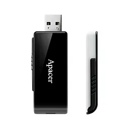 USB флеш-накопичувач Apacer AH350 64GB USB-A 3.0 Black (AP64GAH350B-1) [40398] - мініатюра 3