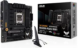Материнcька плата TUF GAMING B650M-PLUS WIFI sAM5 B650 4xDDR5 M.2 HDMI DP Wi-Fi BT mATX Asus teh0019068 - мініатюра 10