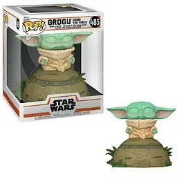 Фігурка Funko Pop Фанко Поп Мандалорець Грогу використовує Силу Grogu using the Force 15 см SW M GUF 485 - мініатюра 2