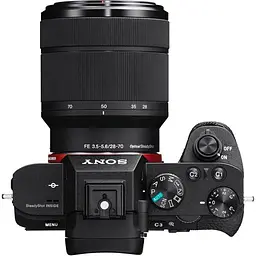 Бездзеркальний фотоапарат Sony Alpha A7 III Kit SEL2870 28-70mm f/3.5-5.6 OSS FE Black (ILCE7M3KB) UA [87968] - мініатюра 9
