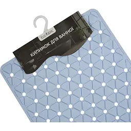 Килимок для ванної Eco Fabric Трикутники 68х37 см блакитний (6837-014) - мініатюра 5