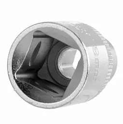Насадка шестигранна коротка 1/2" 9мм CrV ULTRA (6070092) - мініатюра 3