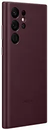 Чохол шкіряний оригінальний Leather Cover EF-VS908LEEGRU для Samsung Galaxy S22 Ultra (6.8") Burgundy - мініатюра 2