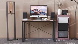 Комп'ютерний стіл Ferrum-decor Дейв 75x140x60 чорний ДСП Дуб Сонома Труфель 16мм (FRD-101985) - мініатюра 6