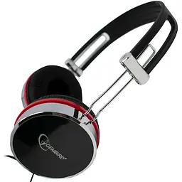 Навушники Gembird MHS-903 Black-Red-White (MHS-903) - мініатюра 3