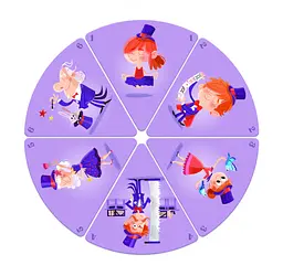 Настільна гра Janod Happy Families Цирк (J02755) - мініатюра 7