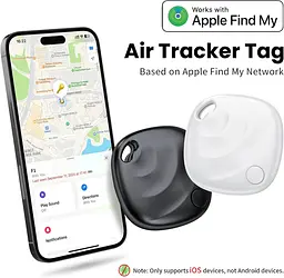 Bluetooth-трекери Hoxe для Apple Find My, комплект 4 шт з батарейками - мініатюра 8