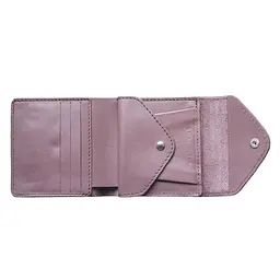 Чоловічий шкіряний портмоне рожевий GRANDE PELLE 11.5х9х1.5 см acs0032097 - мініатюра 2