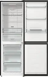 Холодильник Gorenje 185х60х60см 2 двері 204(96) л А++ NoFrost+ LED дисплей чорний (NRK6192ABK4) - мініатюра 7