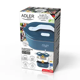 Ланч-бокс з підігрівом Adler AD 4505 blue 0,8 л - мініатюра 10