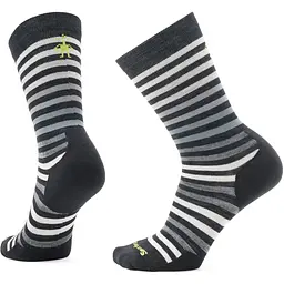 Шкарпетки Smartwool Everyday Spruce Street Crew Black/White L Smart Wool (1033-SW SW001736.960-L)