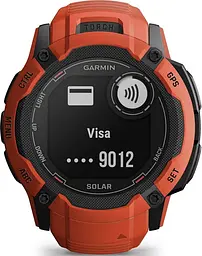 Смарт-годинник Garmin Instinct 2X Solar Flame Red (010-02805-11/01) - мініатюра 4