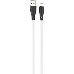 USB Cable Hoco X42 Soft Silicone Lightning White 1m