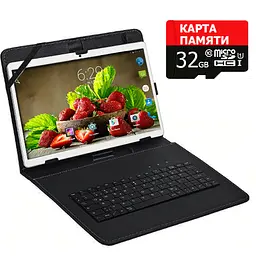 Планшет-телефон Adronix MT116 2GB RAM Silver + Чохол-клавіатура + Карта пам'яті 32GB - мініатюра 2