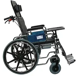 Крісло колісне Karadeniz Medical G124 із санітарним оснащенням багатофункціональне без двигуна - мініатюра 3