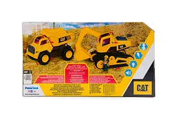 CAT Будівельні машини Самоскид з фігуркою зі світлом та звуком 30 см Funrise Art.83201 - мініатюра 4