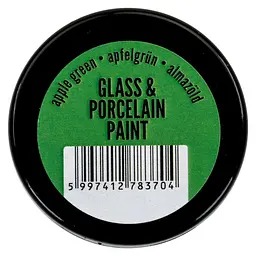 Фарба акрилова Glass&porcelaine, на водній основі, Зелене яблуко, 30 мл, Pentart (5997412783704) - мініатюра 2