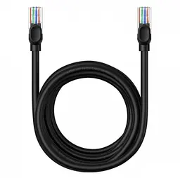 Кабель патч-корд RJ45 Baseus High Speed CAT5 Gigabit Ethernet Cable (Round Cable) 1m B00133206111-01 Black