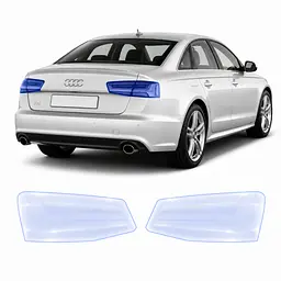 Антигравійна захисна бронеплівка за лекалами для Audi A6 C7 2011-2018 - задні ліхтарі стопи