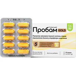Добавка Baum Pharm Пробам Голд 20 капсул - мініатюра 2