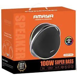 Bluetooth колонка Amaya HK7 100W Black - мініатюра 2