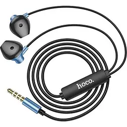 Дротові навушники Hoco M75 Belle Universal, 1,2m, Mic, 3.5mm, blue