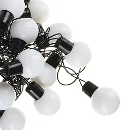 Гірлянда матова кулька 28LED 5м (флеш) 10мм, Новорічна бахрама, Світлодіодна гірлянда, Вулична гірлянда - мініатюра 3