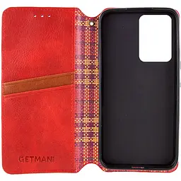 Чохол-книжка GETMAN Cubic Cover Case для Redmi 13C / Poco C65 Red [100963] - мініатюра 3