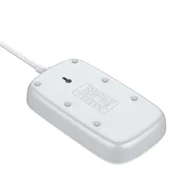 Мережевий зарядний пристрій подовжувач Ldnio SC4407 4 USB 4 розетки 2m білий - мініатюра 7