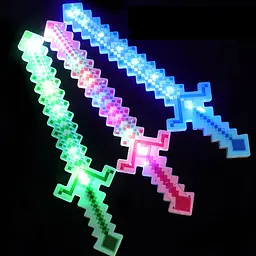 Меч Minecraft іграшковий зі світлом 49.5 см в асортименті - мініатюра 4