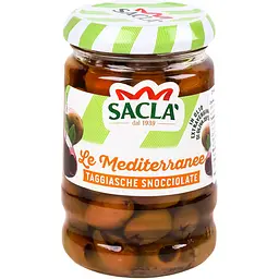 Оливки Sacla Taggiasche без косточки в масле 180 г