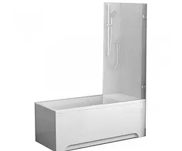 Шторка для ванни Ravak BVS1-80 хром+transparent 7U840A00Z1