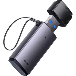 Кардрідер Baseus Lite Series USB-A to SD/TF Grey (WKQX060013) [168990] - мініатюра 6
