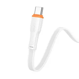 Кабель BOROFONE BX118 Esplendido 60W скачать data cable C to C Белый - миниатюра 3