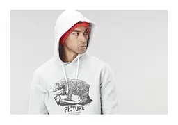 Толстовка Picture Organic Bear D-S Hoody M Світло-сірий - мініатюра 3
