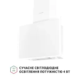 Витяжка декоративна похила Perfelli RIVA BIANCA - мініатюра 5